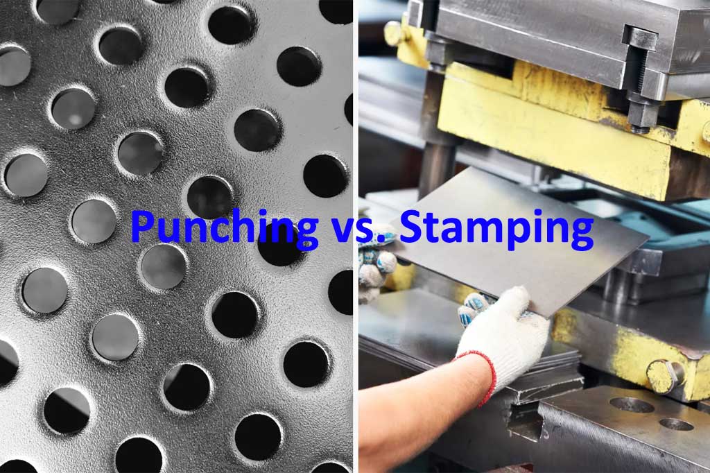 Metal Punching vs Stamping